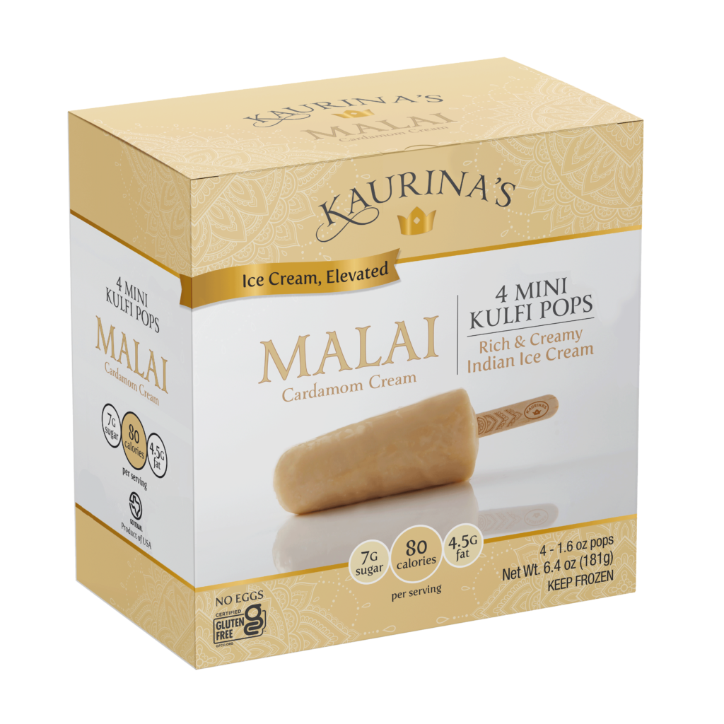 KAURINA'S KULFI POPS MINI - MALAI 6/4-PACK/1.6 OZ