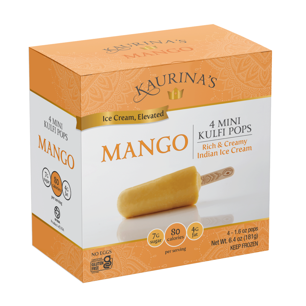 KAURINA'S KULFI POPS MINI - MANGO 6/4-PACK/1.6 OZ