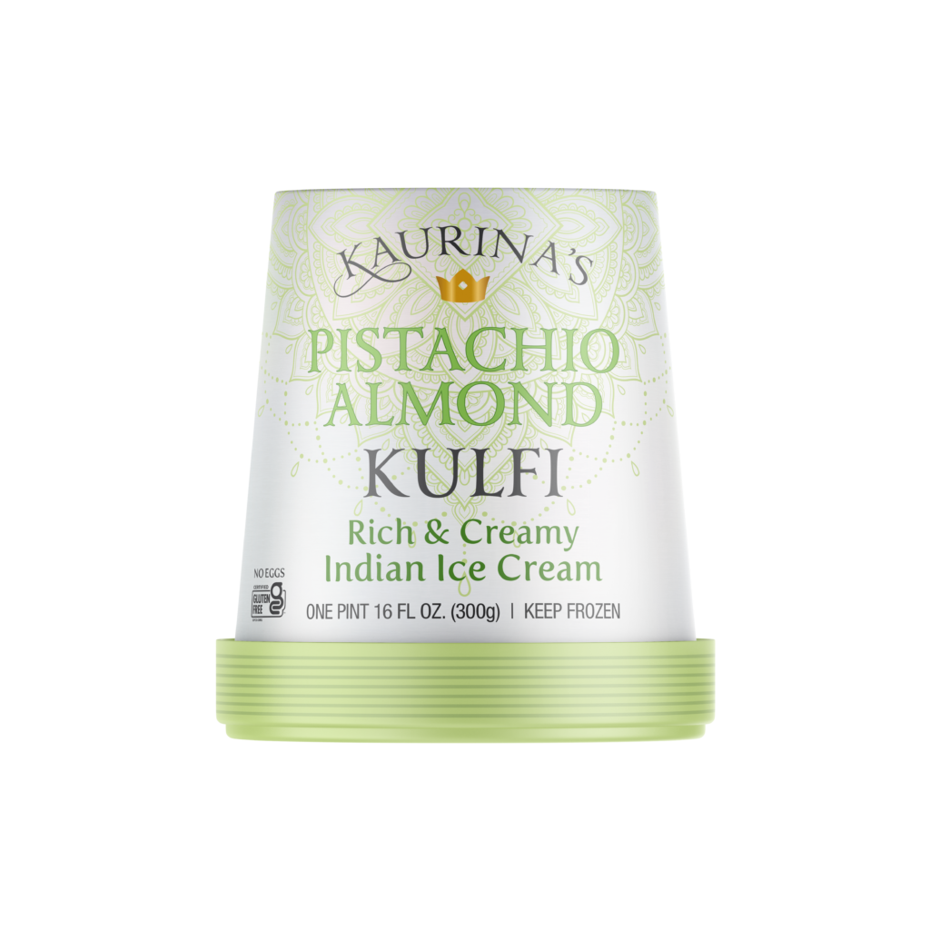 KAURINA'S KULFI TUBS - PISTACHIO ALMOND 6/1 PT