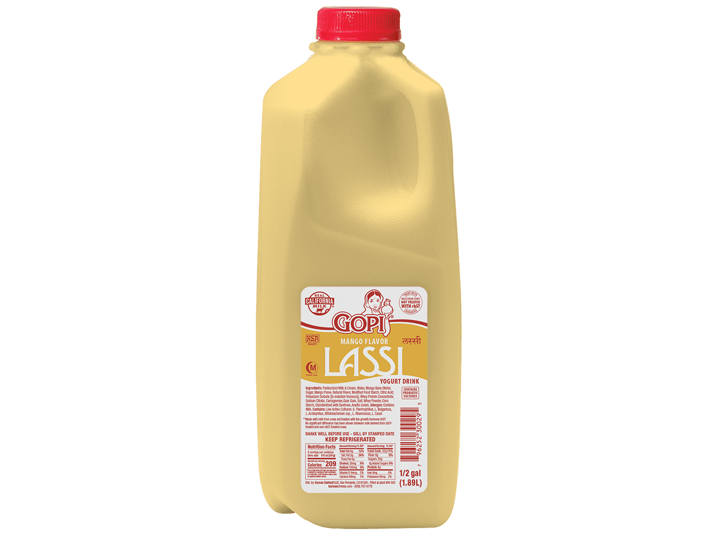 GOPI LASSI MANGO 6-1/2 GAL