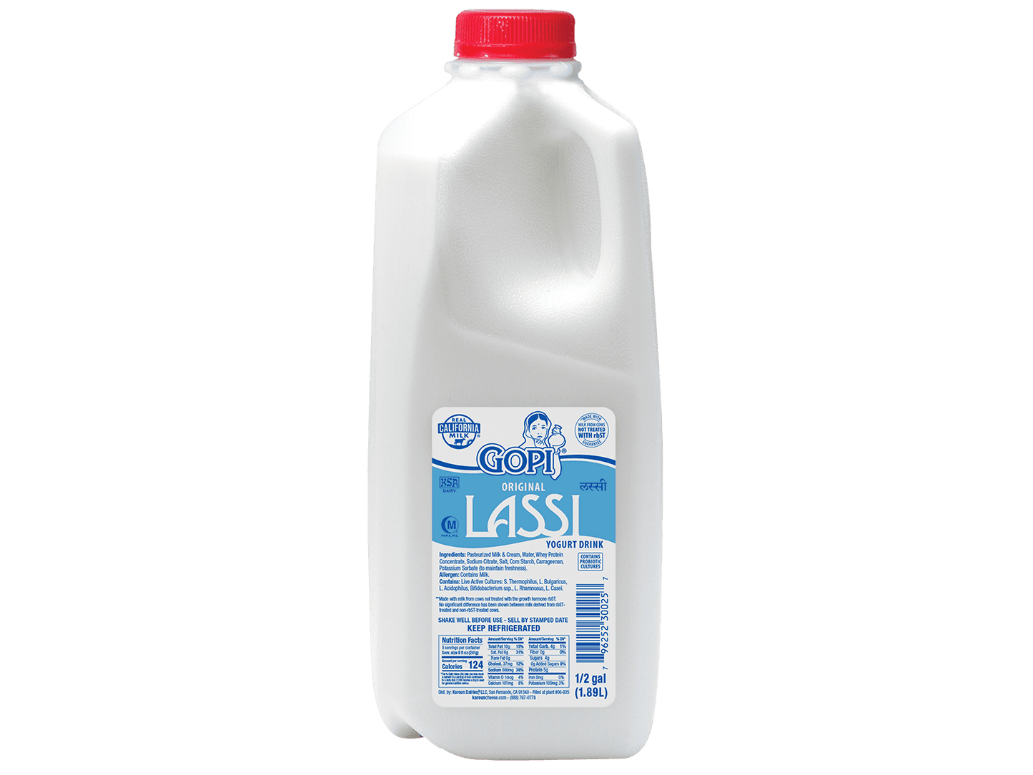 GOPI LASSI SALTED 6-1/2 GAL