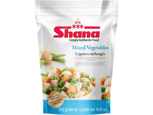 SHANA MIXED VEGETABLES 12/300 GM