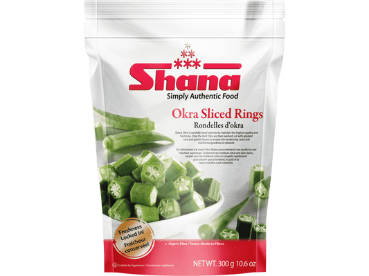 SHANA OKRA SLICED RINGS 12/300 GM